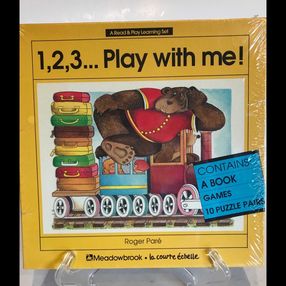 1, 2, 3... Play With Me - (Read and Play Learning Sets) Roger Pare Meadowbrook.